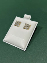 Load image into Gallery viewer, Gold &amp; Diamond Earrings