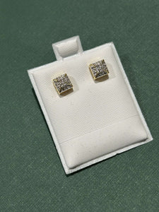 Gold & Diamond Earrings