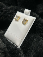 Load image into Gallery viewer, Gold &amp; Diamond Earrings