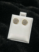 Load image into Gallery viewer, Gold &amp; Diamond Earrings