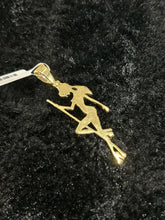 Load image into Gallery viewer, Gold &amp; Diamond Stripper Pendant