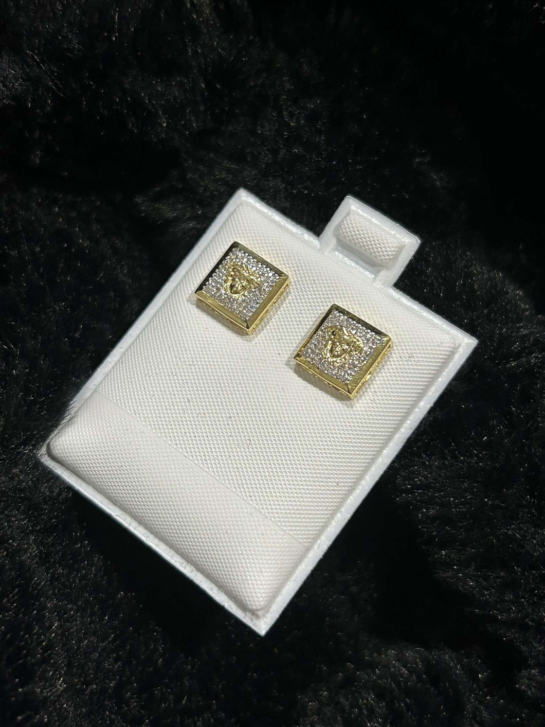 Gold & Diamond Earrings