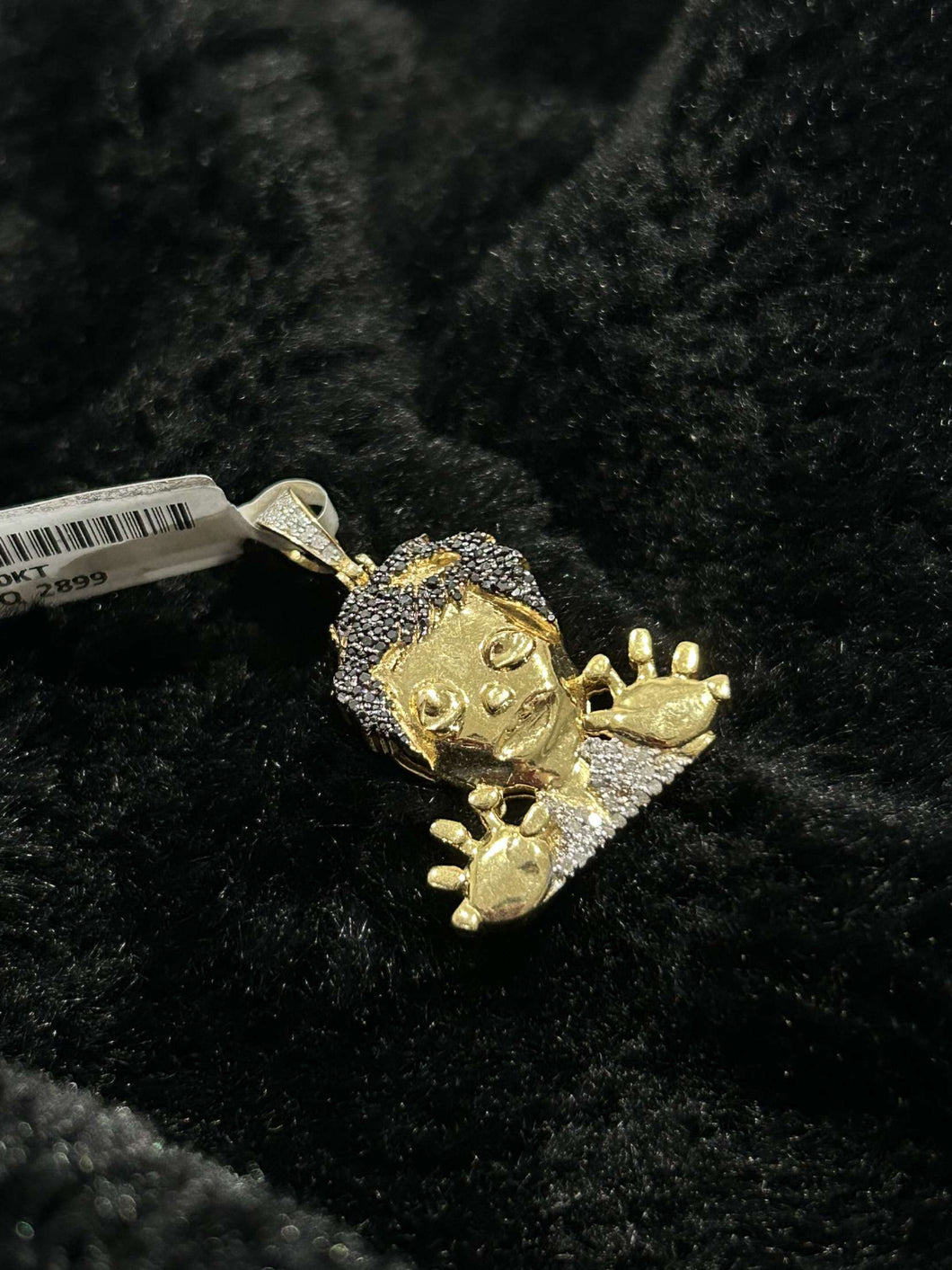 Gold & Diamond Zombie Emoji Pendant – Gold & Diamond Factory