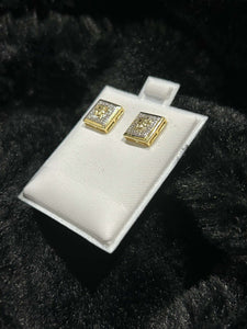 Gold & Diamond Earrings