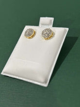 Load image into Gallery viewer, Gold &amp; Diamond Earrings