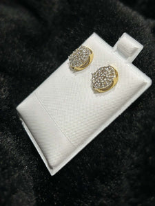 Gold & Diamond Earrings