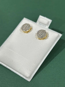 Gold & Diamond Earrings